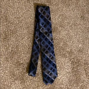 New Pronto Uomo Blue and Grey Design Tie